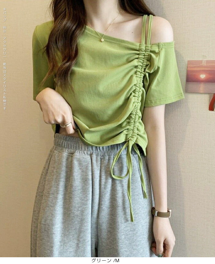 ワンショルダードロストカットソー