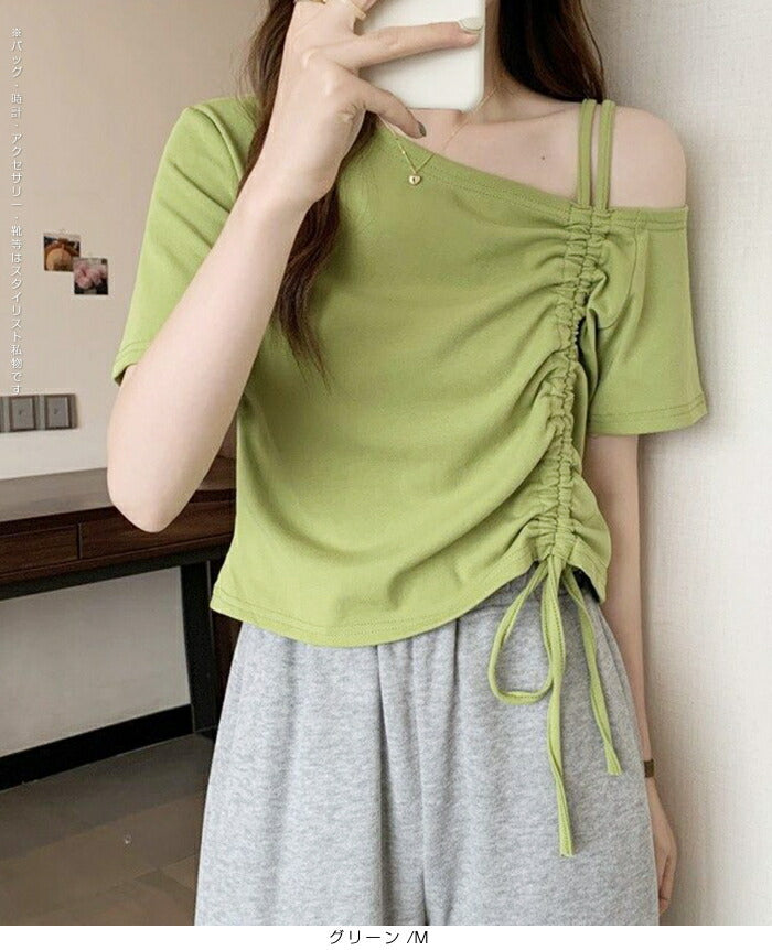 ワンショルダードロストカットソー