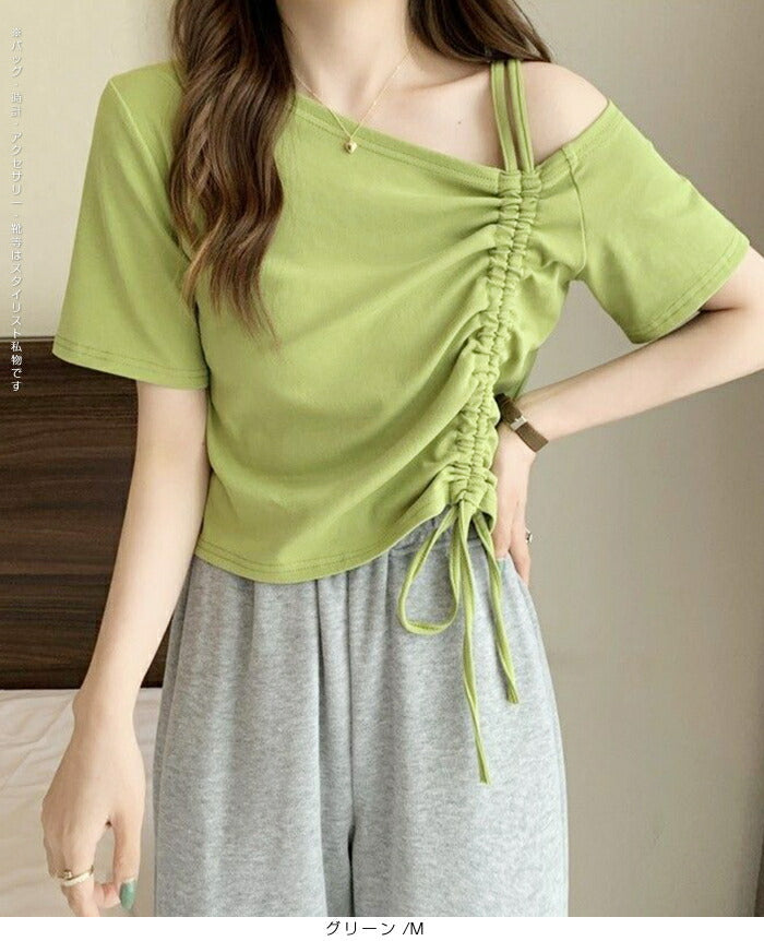 ワンショルダードロストカットソー