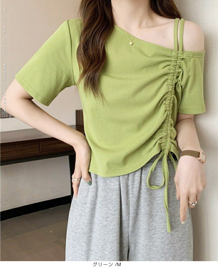 ワンショルダードロストカットソー