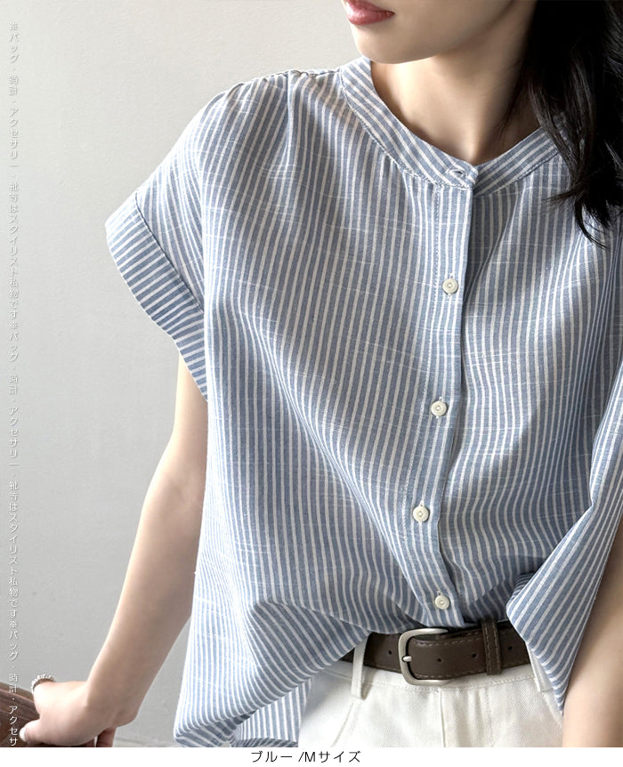 フレンチスリーブブラウス