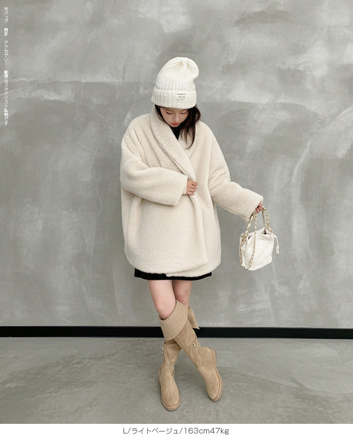 高見えテディベアコート