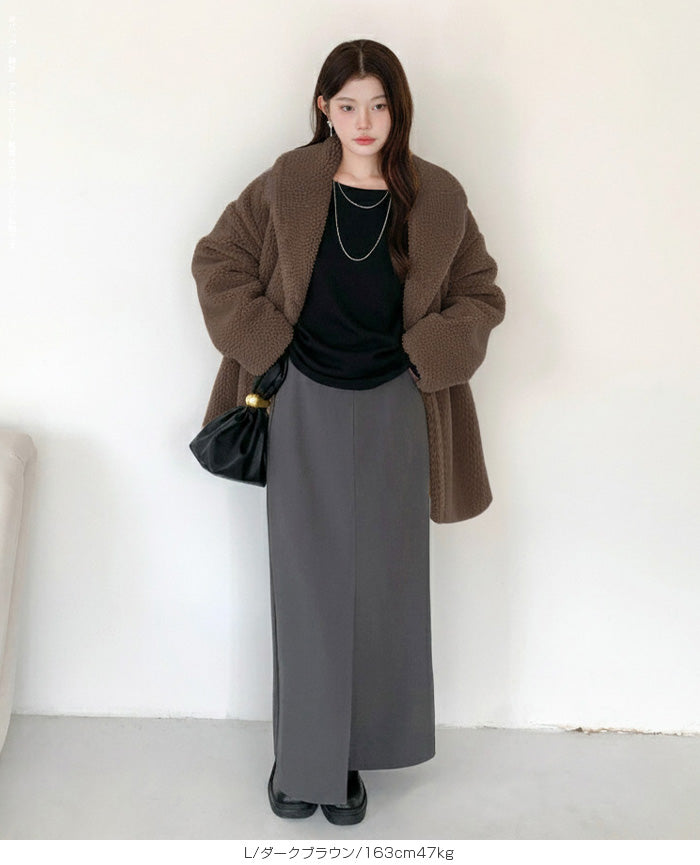 高見えテディベアコート