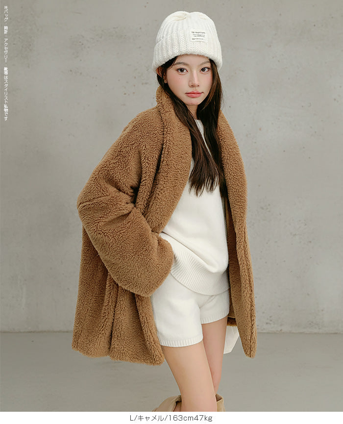 高見えテディベアコート