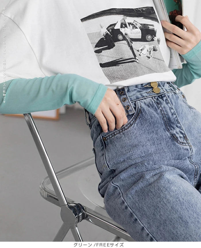 シアーメッシュトップス