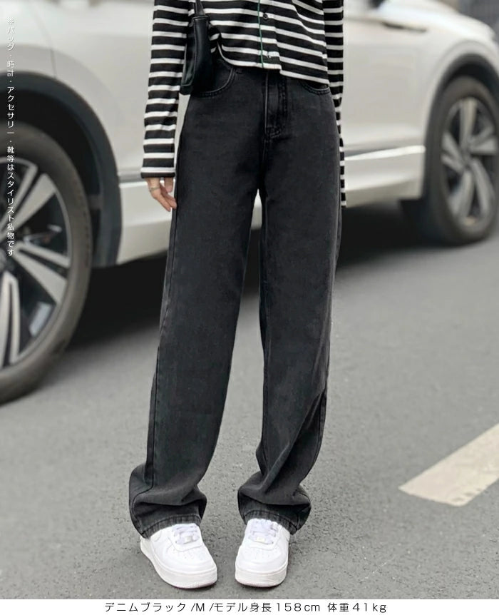 03size | コットン | ウエスト調整できるデニムパンツ