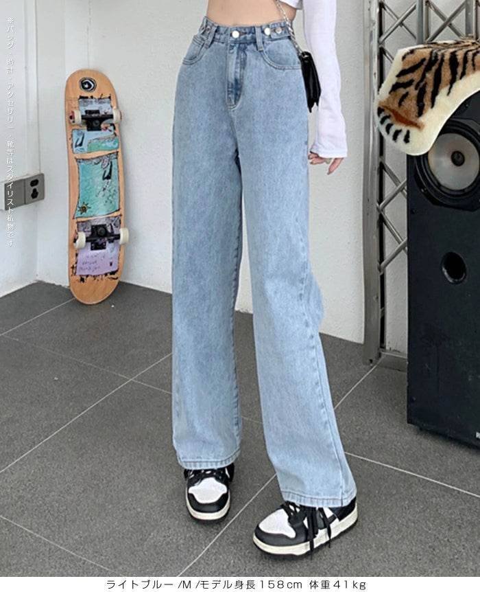 03size | コットン | ウエスト調整できるデニムパンツ