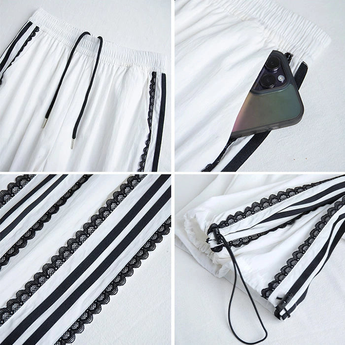 サイドレースライントラックパンツ