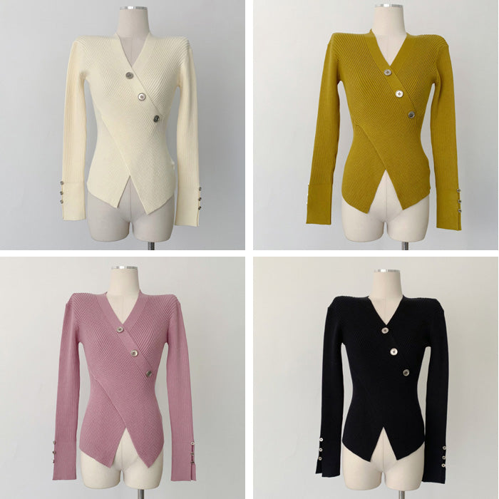 03size | 万能ネット | スリットリブニットトップス