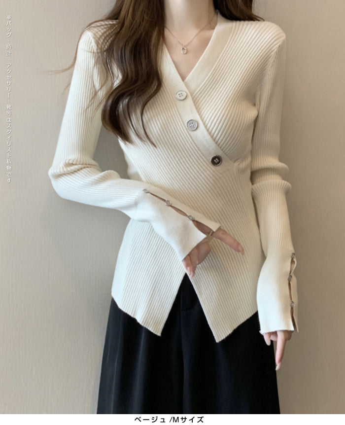 03size | 万能ネット | スリットリブニットトップス