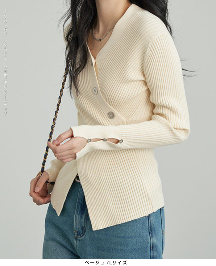 03size | 万能ネット | スリットリブニットトップス