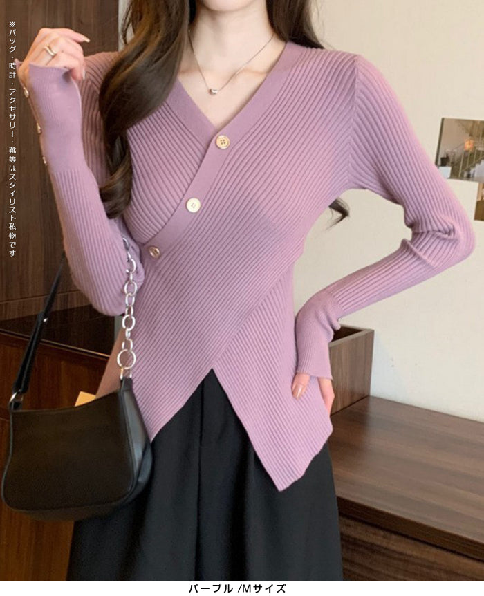 03size | 万能ネット | スリットリブニットトップス