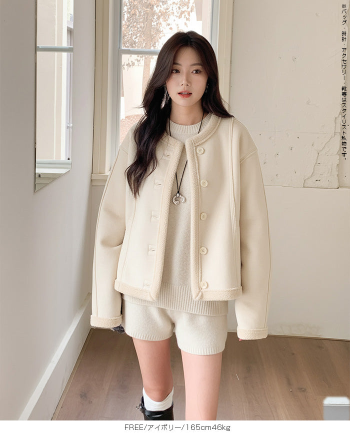 03color | 2点セット | ニットセットアップ セーター&ショートパンツ