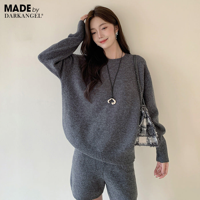 03color | 2点セット | ニットセットアップ セーター&ショートパンツ