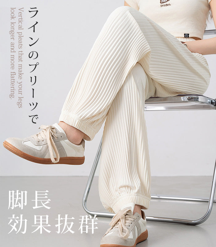 02size | プリーツジョガーパンツ