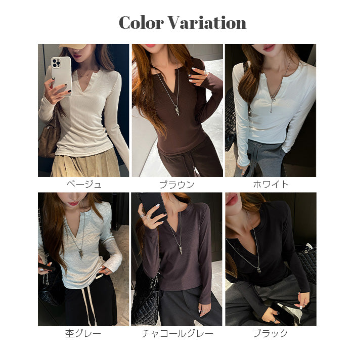 キーネックリブロンT