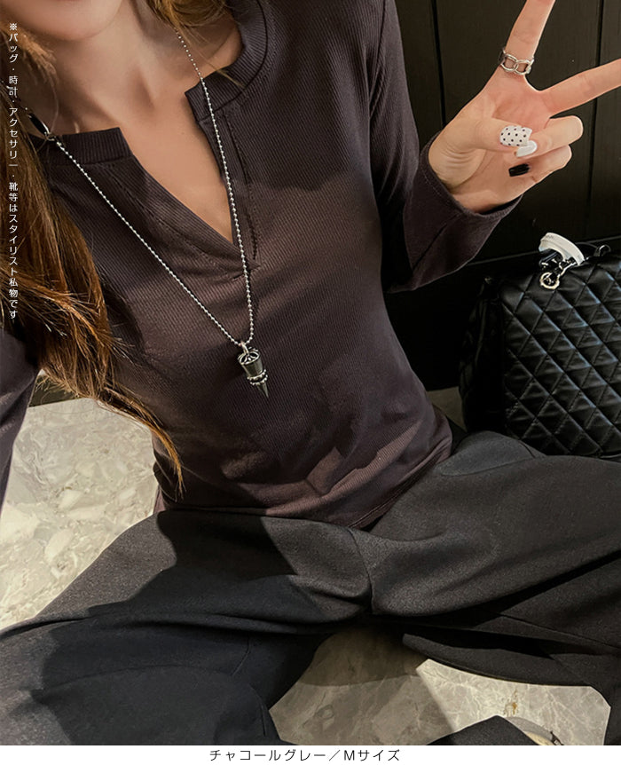 キーネックリブロンT