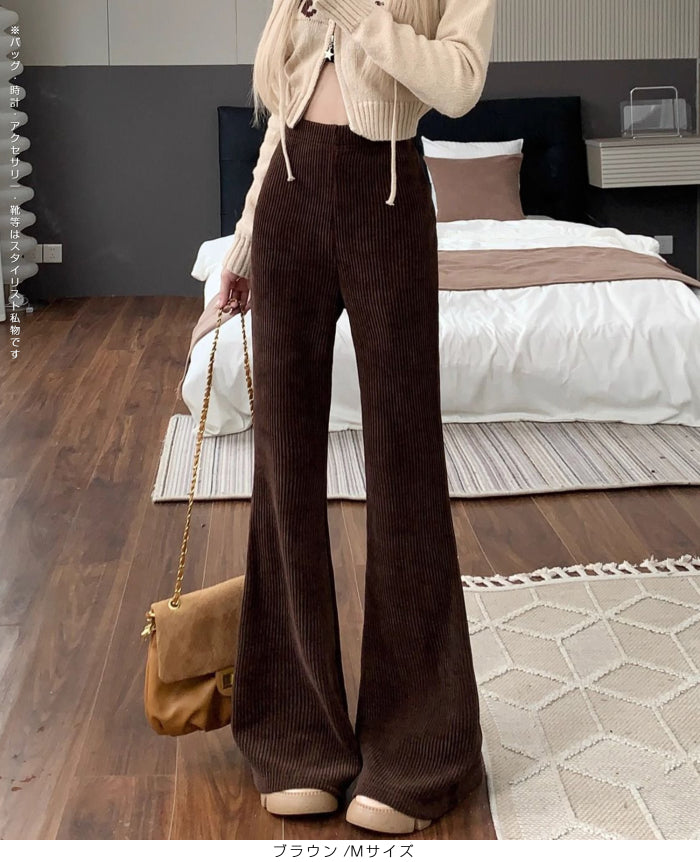 04size | コーデュロイフレアパンツ
