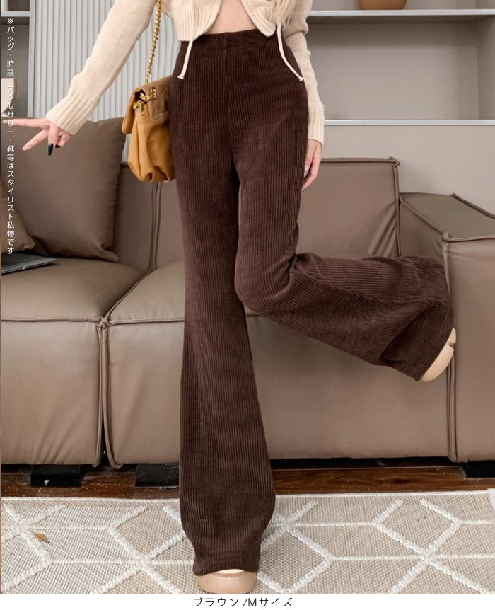 04size | コーデュロイフレアパンツ