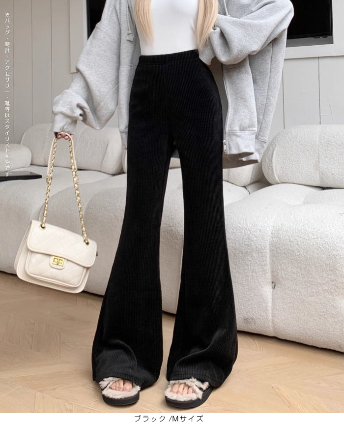04size | コーデュロイフレアパンツ