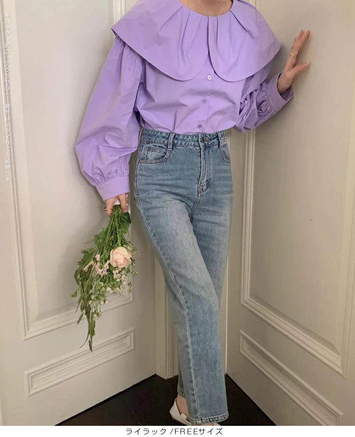 ビックカラーブラウス