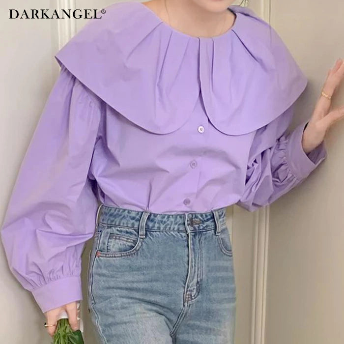 ビックカラーブラウス