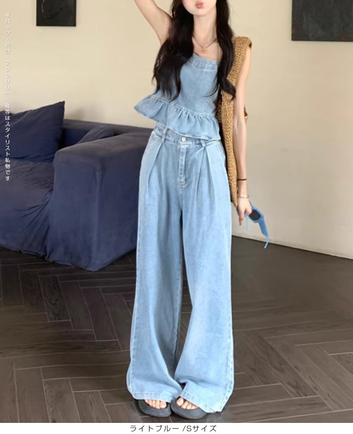 01color | 03サイズ | 2点セット | デニムセットアップ