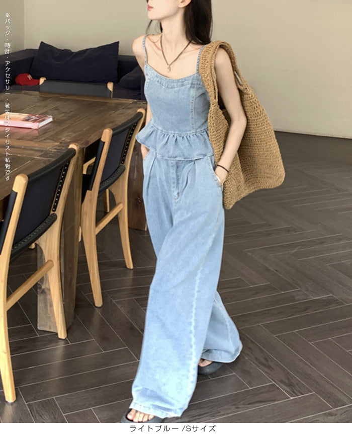 01color | 03サイズ | 2点セット | デニムセットアップ