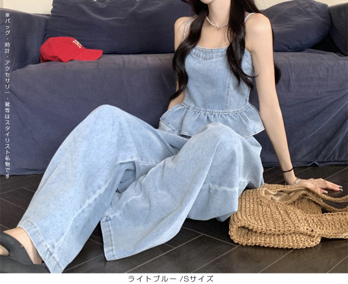 01color | 03サイズ | 2点セット | デニムセットアップ