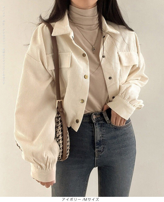 05color | MLサイズ | コーデュロイシャツブルゾン