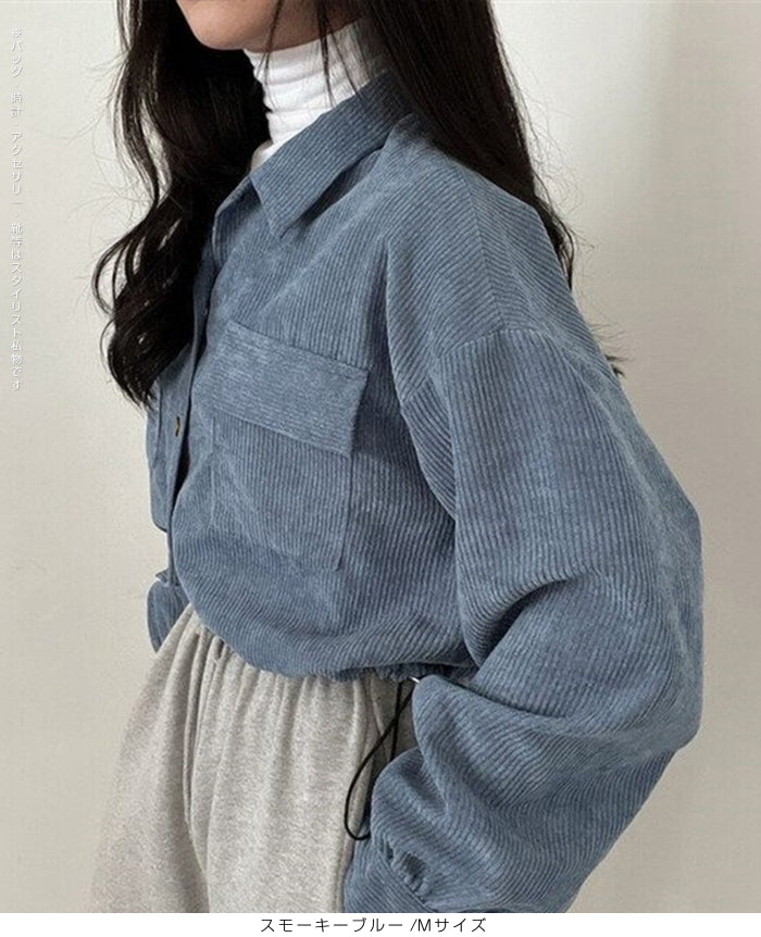 05color | MLサイズ | コーデュロイシャツブルゾン