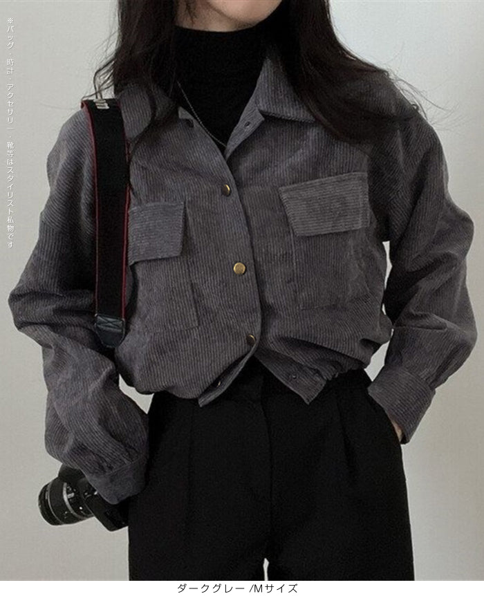 05color | MLサイズ | コーデュロイシャツブルゾン