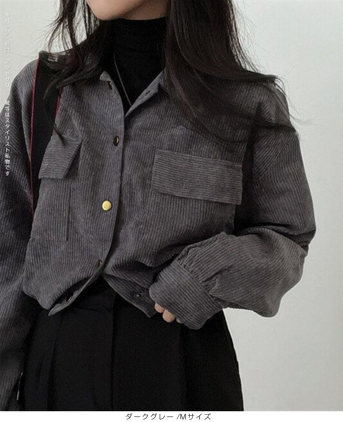 05color | MLサイズ | コーデュロイシャツブルゾン