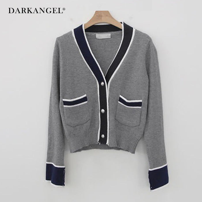 03color | FREEサイズ | 配色カーディガン