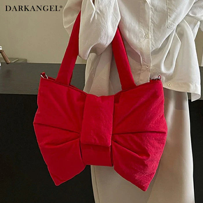 ふわふわビッグリボン3WAY大容量ショルダーバッグ