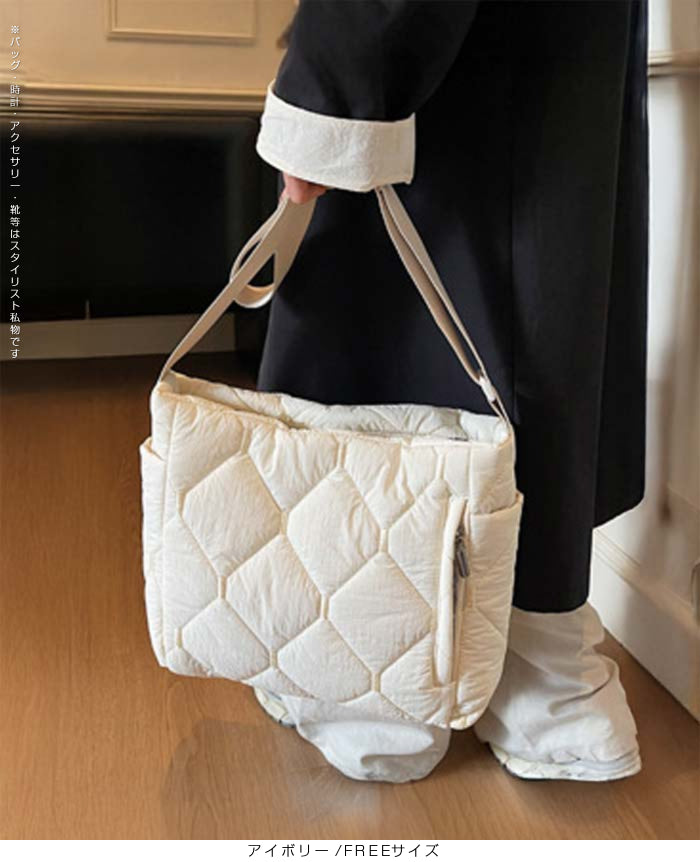 キルティングショルダーバッグ