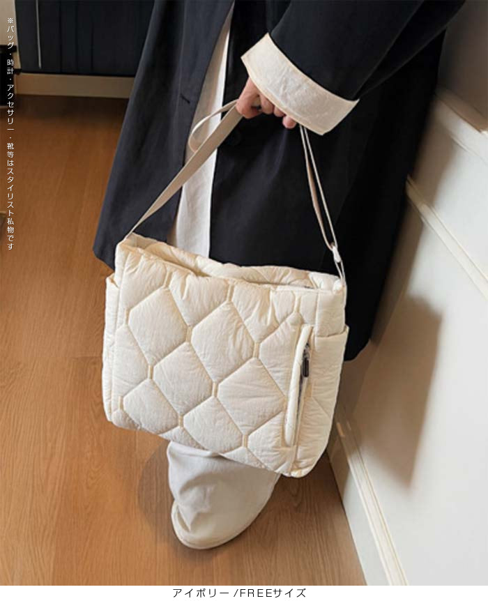 キルティングショルダーバッグ