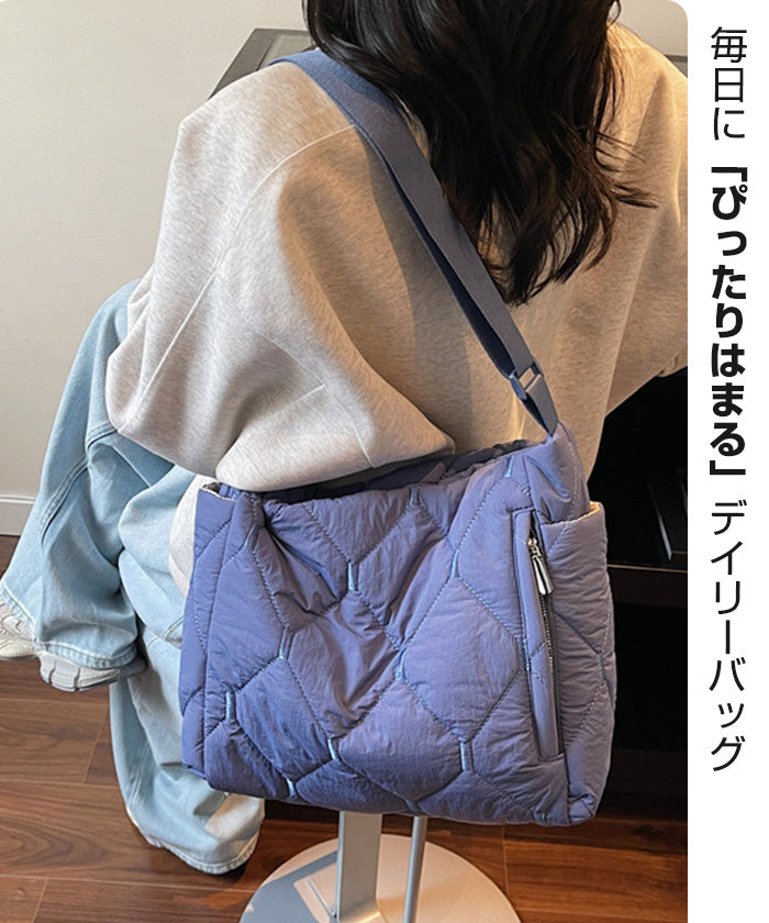 キルティングショルダーバッグ