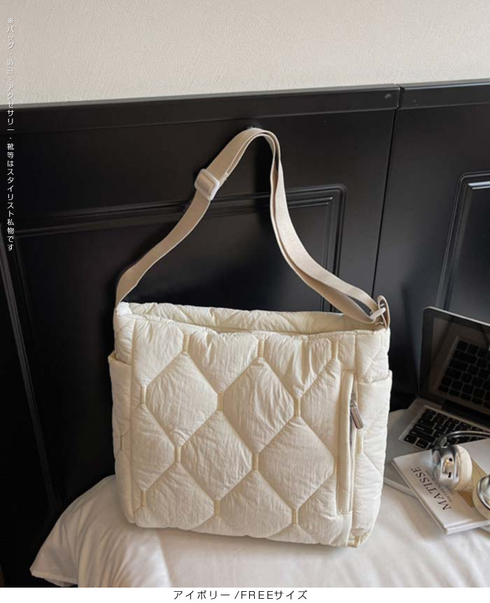 キルティングショルダーバッグ