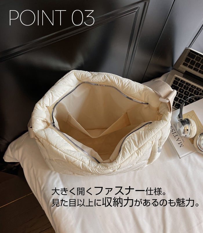 キルティングショルダーバッグ