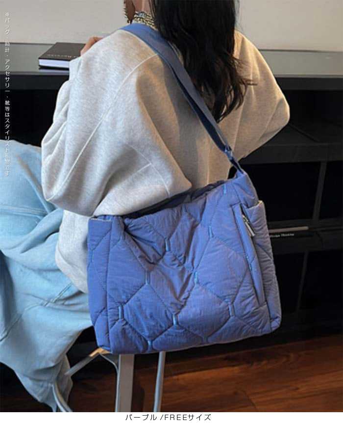 キルティングショルダーバッグ