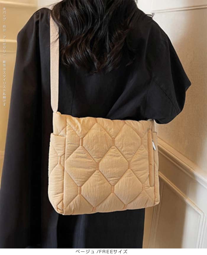 キルティングショルダーバッグ