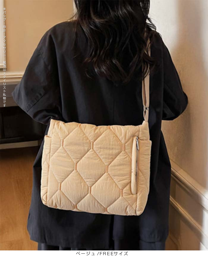 キルティングショルダーバッグ
