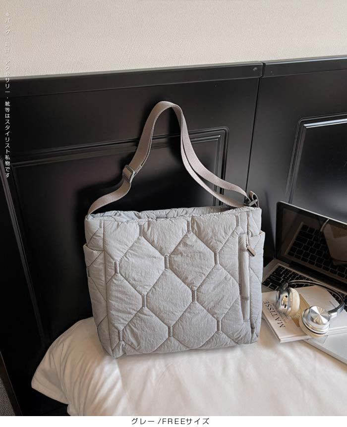 キルティングショルダーバッグ