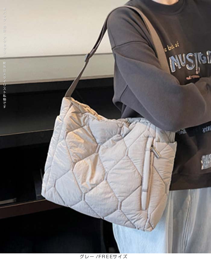 キルティングショルダーバッグ