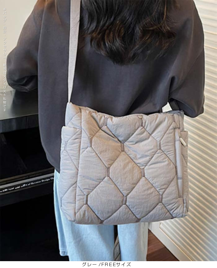 キルティングショルダーバッグ