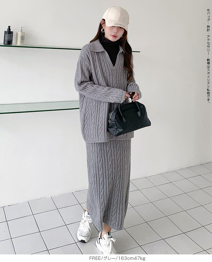 ケーブルニットアップ