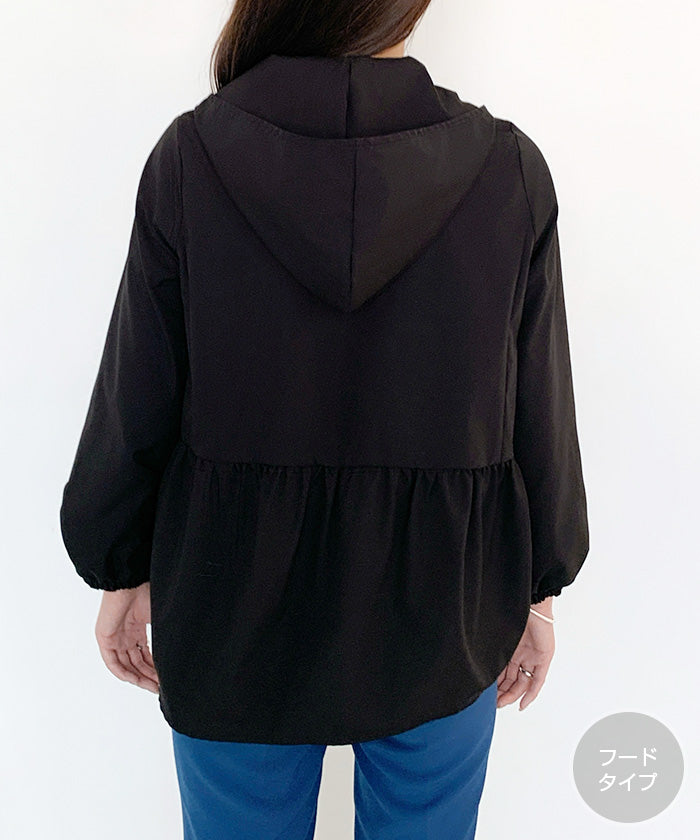 選べる2タイプ フレアブルゾン