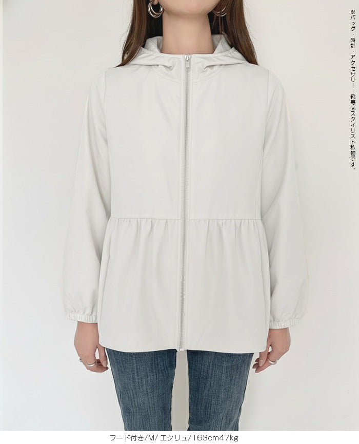 選べる2タイプ フレアブルゾン