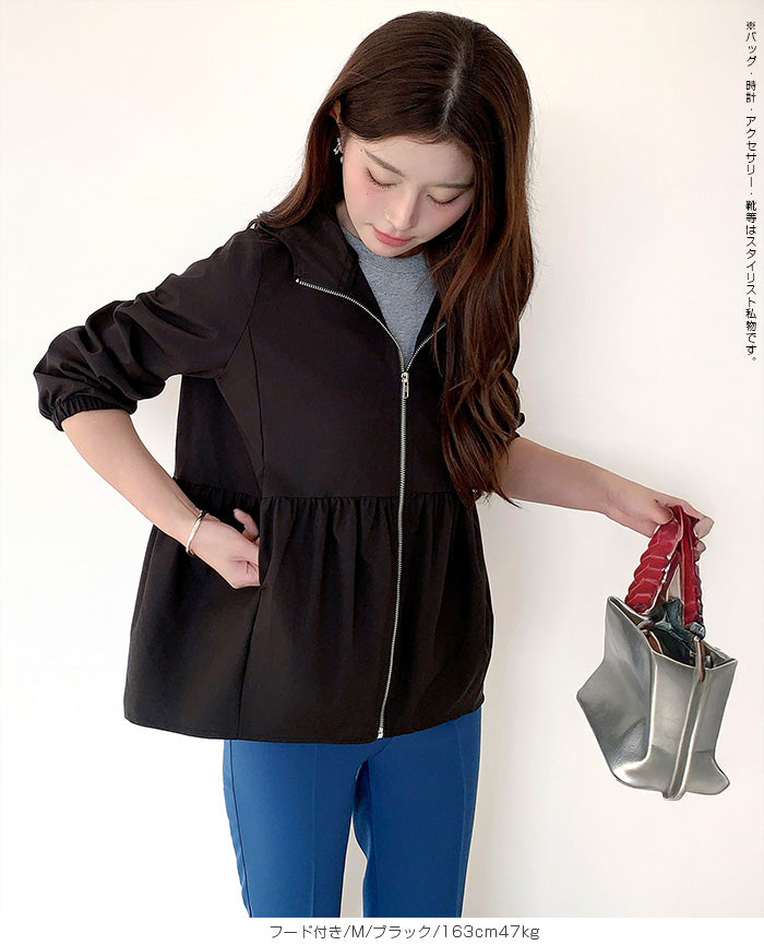 選べる2タイプ フレアブルゾン